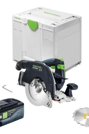 Festool HKC 55 KEB-Basic Scie circulaire portative sans fil 18 V 160 mm Brushless + 1x batterie 5,0 Ah + Systainer - sans chargeur Commander Vite