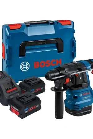Bosch GBH 18V-22 Professional Marteau perforateur sans fil 18 V 1,9 J SDS Plus Brushless + 2x batterie ProCORE 5,5 Ah + chargeur + L-Boxx Retour Gratuit