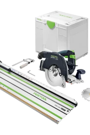 Festool HKC 55 KEB-Basic-FSK 420 Scie circulaire portative sans fil 18 V 160 mm Brushless ( 578704 ) + rail de coupe + Systainer - sans batterie, sans chargeur Réduction
