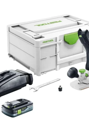 Festool MFKC 700 KA EB-Basic Module de batterie affleureuse 18 V 8 mm Brushless + 1x batterie 4,0 Ah + chargeur + Systainer Jusqu'à Épuisement Des Stocks