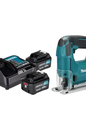 Expédié Aujourd'hui Makita JV 101 DSM Scie sauteuse sans fil 12 V max. 65 mm + 2x batterie 4,0 Ah + chargeur