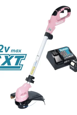 Authentique Makita UR 100 DZP Coupe-bordures sans fil 12 V max. 260 mm rose Solo - sans batterie, sans chargeur