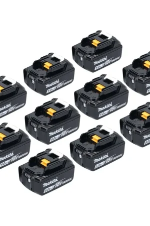 Pas Cher Makita BL 1850 B Li-Ion Batterie 18V 5,0 Ah ( 197280-8 / 632f15-1 ) avec affichage LED - successeur de 196672-8