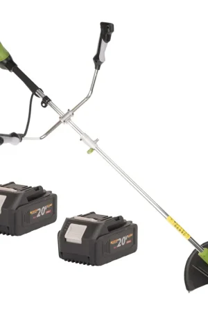 Vente Flash Procraft PTA40 Débroussailleuse sans fil 40 V ( 2x 20 V ) 300 mm Brushless + 2x batterie 4,0 Ah - sans chargeur