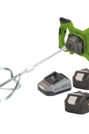 Solde Procraft PMM20 Mélangeur sans fil 20 V Brushless + 2x batterie 4,0 Ah + chargeur