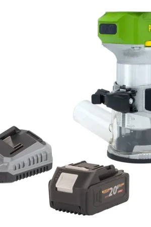 Procraft POB24bb Fraiseuse multifonctionnelle sans fil 20 V 6 / 8 mm Brushless + 1x batterie 4,0 Ah + chargeur Solde