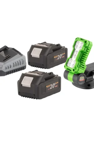 Procraft LL20bb Projecteur LED sans fil 20 V 500 lm + 2x batterie 4,0 Ah + chargeur Satisfait Ou Remboursé
