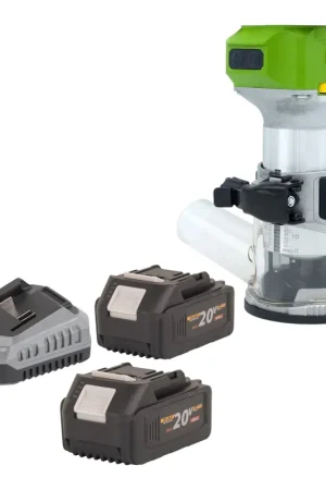 Procraft POB24bb Fraiseuse multifonctions sans fil 20 V 6 / 8 mm Brushless + 2x batterie 4,0 Ah + chargeur Livraison Express