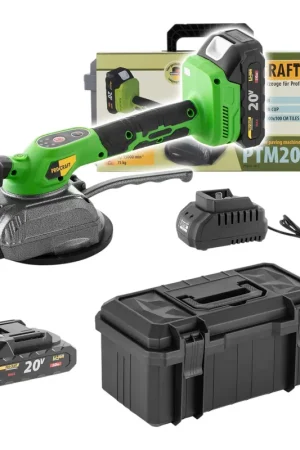 Retour Gratuit Procraft PTM20-1b-c Aspirateur de carrelage à batterie 20 V + 1x batterie 2,0 Ah + chargeur + coffret