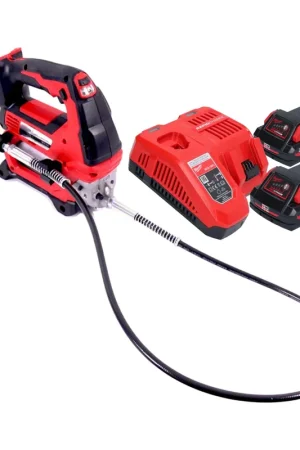 Pompe à graisse sans fil Milwaukee M18 GG-302 18 V 690 bar + 2x batterie 3,0 Ah + chargeur Nouvelle Collection