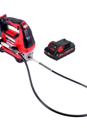 Soldes Pompe à graisse sans fil Milwaukee M18 GG-301 18 V 690 bar + 1x batterie 3,0 Ah - sans chargeur