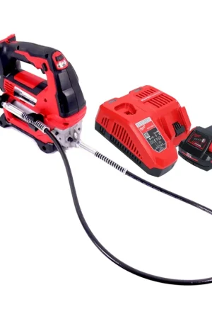 Prix Promo Pompe à graisse sans fil Milwaukee M18 GG-301 18 V 690 bar + 1x batterie 3,0 Ah + chargeur