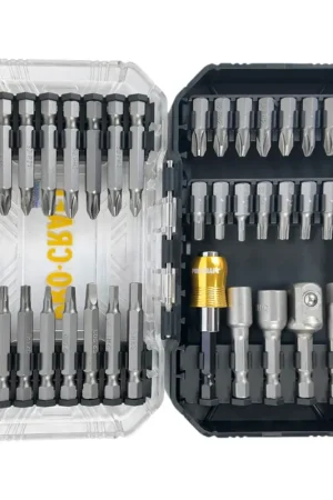 Procraft BS-37 Bit Set 37 pièces S2 acier Phillips / Pozidriv / Torx / Hex / Fente / Carré Vente Flash