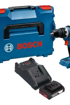 Remise Bosch GSR 18V-65 Professional Perceuse-visseuse sans fil 18 V 63 Nm Brushless + 1x batterie 2,0 Ah + chargeur + L-Boxx
