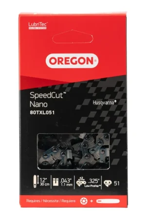 Oregon SpeedCut Nano chaîne de scie 30 cm .325" 1,1 mm 51 TG ( 80TXL051E ) Expédié Aujourd'hui