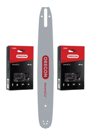 Guide-chaîne Oregon Kombo + 2x chaîne de tronçonneuse 50 cm 3/8" 1,5 mm 72 TG ( 556430 ) Petit Prix