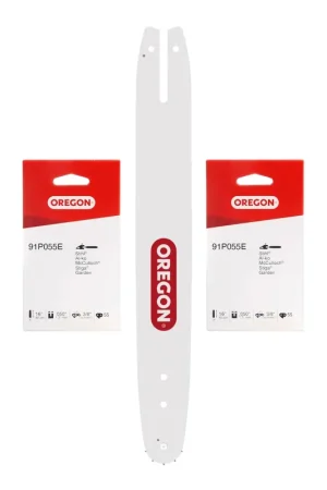 Super Prix Guide-chaîne Oregon Kombo + 2x chaîne de tronçonneuse 40 cm 3/8"1,3 mm 55 TG ( 543484 )