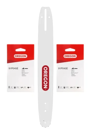 Produit De Marque Guide-chaîne Oregon Kombo + 2x chaîne de tronçonneuse 30 cm 3/8" LP 1,3 mm 45 TG ( 561605 )