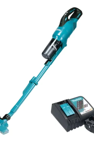 Dernier Modèle Makita DCL 286 FRG Aspirateur à batterie 18 V 0,25 l Brushless + 1x batterie 6,0 Ah + chargeur