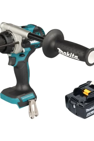 Affaire À Saisir Makita DHP 492 G1 Perceuse-visseuse à percussion sans fil 18 V 141 Nm Brushless + 1x batterie 6,0 Ah - sans chargeur