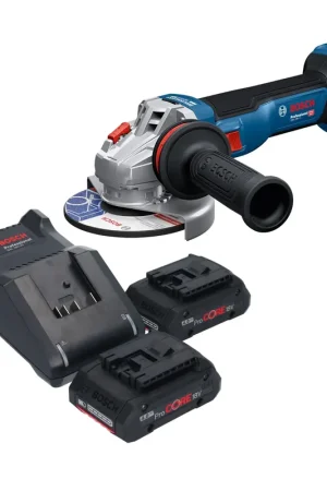 Super Prix Bosch GWS 18V-11 Professional Meuleuse angulaire sans fil 18 V 125 mm + 2x batterie ProCORE 4,0 Ah + chargeur