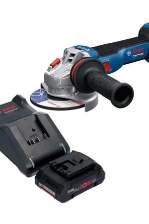 Populaire Bosch GWS 18V-11 Professional Meuleuse angulaire sans fil 18 V 125 mm + 1x batterie ProCORE 4,0 Ah + chargeur