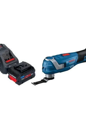 Top Vente Bosch GOP 18V-34 Professional Multi-cutter sans fil 18 V Starlock Plus + 1x batterie ProCORE 5,5 Ah + chargeur