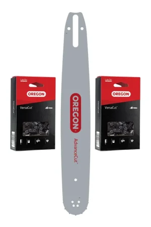 Meilleur Prix Guide-chaîne Oregon Kombo + 2x chaîne de tronçonneuse 40 cm 3/8" 1,6 mm 60 TG ( 567293 )