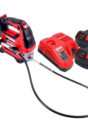 Pompe à graisse sans fil Milwaukee M18 GG-402 18 V 690 bar + 2x batterie 4,0 Ah + chargeur Remise