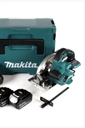 Makita DHS 660 RGJ Akku Handkreissäge 18 V 165 mm im Makpac + 2 x 6,0 Ah Akku + Ladegerät Marque