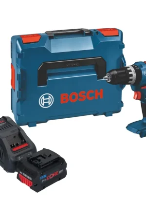 Réduction Bosch GSB 18V-25 Professional Perceuse-visseuse à percussion sans fil 18 V 56 Nm + 1x batterie ProCORE 8,0 Ah + chargeur + L-Boxx