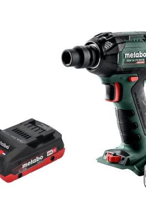 Produit De Marque Metabo SSW 18 LTX 300 BL Visseuse à choc sans fil 18 V 300 Nm 1/2" Brushless + 1x batterie LiHD 4,0 Ah - sans chargeur