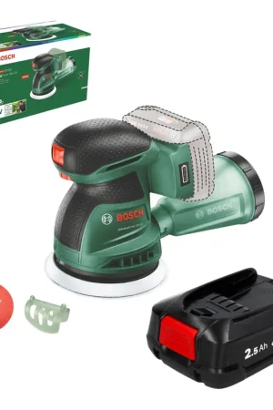 Usine Directe Bosch UniversalOrbit 18V-20 Ponceuse excentrique sans fil 18 V 125 mm + 1x batterie 2,5 Ah - sans chargeur