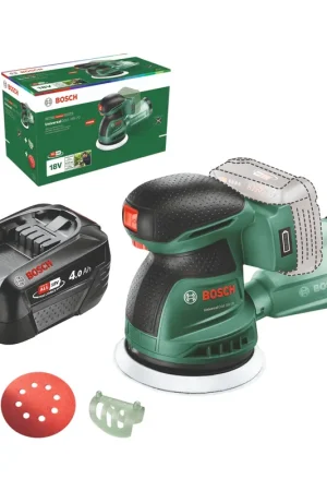 Seulement Aujourd'hui Bosch UniversalOrbit 18V-20 Ponceuse excentrique sans fil 18 V 125 mm + 1x batterie 4,0 Ah - sans chargeur