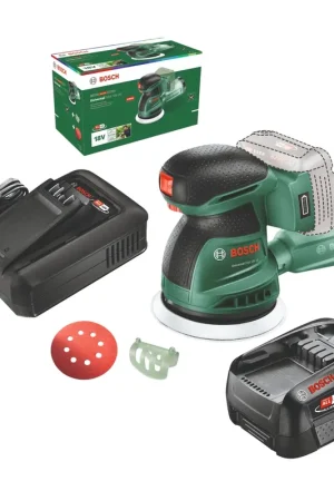 Bosch UniversalOrbit 18V-20 Ponceuse excentrique sans fil 18 V 125 mm + 1x batterie 4,0 Ah + chargeur Paiement Sécurisé