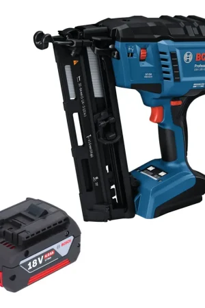 Super Prix Bosch GNH 18V-64-2 M Professional Cloueur à bois sans fil 18 V 1,6 x 32 - 64 mm + 1x batterie 4,0 Ah - sans chargeur