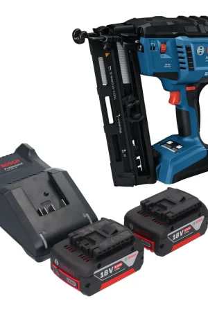 Bosch GNH 18V-64-2 M Professional Cloueur à bois sans fil 18 V 1,6 x 32 - 64 mm + 2x batterie 5,0 Ah + chargeur Bon Plan