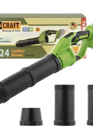 Procraft PB24b Souffleur de feuilles sans fil 20 V Brushless Solo - sans batterie, sans chargeur Populaire