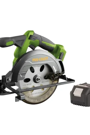 Procraft PCA32-BB Scie circulaire portative sans fil 20 V 165 mm Brushless + 1x batterie 4,0 Ah - sans chargeur Remise