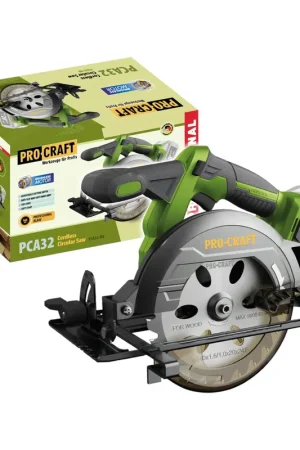 Procraft PCA32-BB Scie circulaire portative sans fil 20 V 165 mm Brushless Solo - sans batterie, sans chargeur Produit De Marque