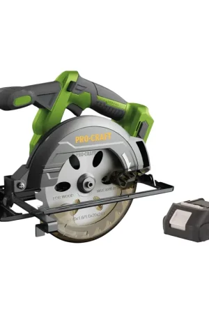 Procraft PCA32-BB Scie circulaire portative sans fil 20 V 165 mm Brushless + 1x batterie 2,0 Ah - sans chargeur Seulement Aujourd'hui
