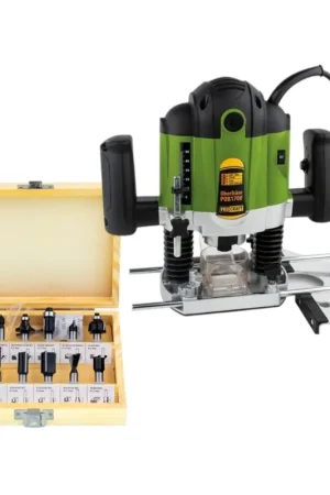 Dernier Modèle Procraft POB1700 Défonceuse 1200 Watts 6 - 8 mm + accessoires