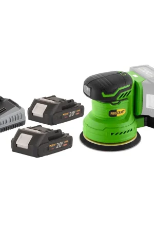 Procraft PX20BLbb Ponceuse excentrique sans fil 20 V 125 mm Brushless + 2x batterie 2,0 Ah + chargeur Prix Cassé