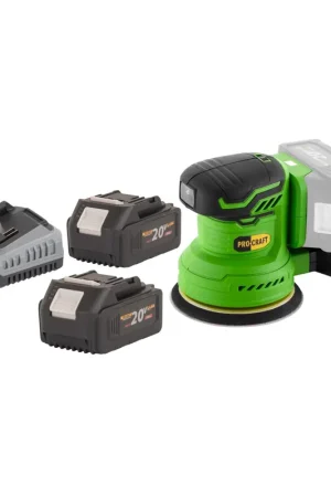 Procraft PX20BLbb Ponceuse excentrique sans fil 20 V 125 mm Brushless + 2x batterie 4,0 Ah + chargeur Prix Promo