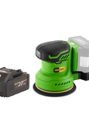 Remise Procraft PX20BLbb Ponceuse excentrique sans fil 20 V 125 mm Brushless + 1x batterie 4,0 Ah - sans chargeur