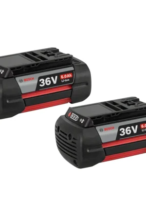 Satisfait Ou Remboursé Bosch 2x GBA 36 V 6,0 Ah Professional Batterie 6000 mAh Li-Ion ( 2x 1600A00L1M )
