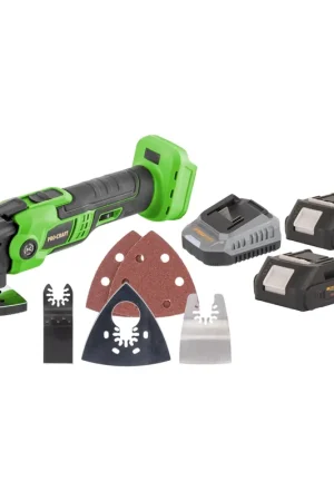 Procraft PMT22bb Outil multifonctions sans fil 20 V Brushless + 2x batterie 2,0 Ah + chargeur Meilleur Choix