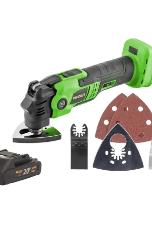 Acheter En Ligne Procraft PMT22bb Outil multifonctionnel sans fil 20 V Brushless + 1x batterie 2,0 Ah - sans chargeur