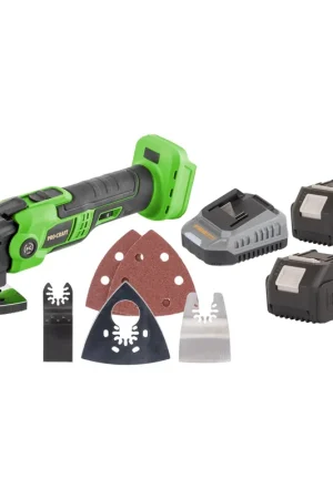 Procraft PMT22bb Outil multifonctionnel sans fil 20 V Brushless + 2x batterie 4,0 Ah + chargeur Nouvelle Collection