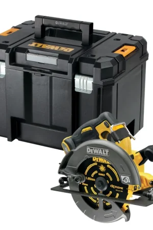 Scie circulaire sans fil 54V XR FlexVolt 190 mm Brushless + lame + TSTAK DeWALT DCS 578 NT - sans batterie, sans chargeur Soldes